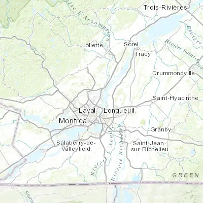 Map showing location of Montréal-Est (45.632020, -73.507500)