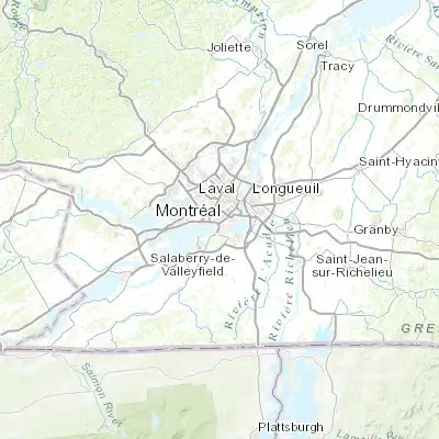 Map showing location of Montréal-Ouest (45.452860, -73.649180)