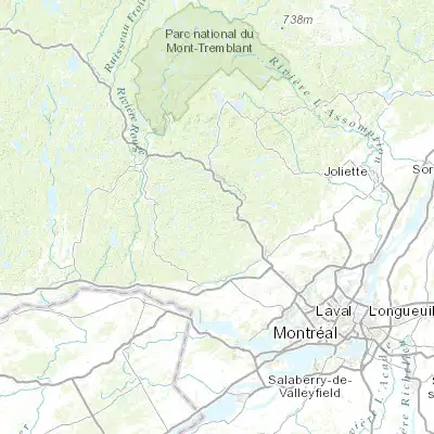 Map showing location of Morin-Heights (45.900090, -74.249220)
