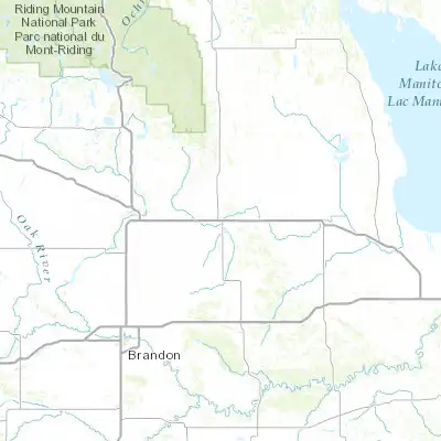 Map showing location of Neepawa (50.228920, -99.466420)