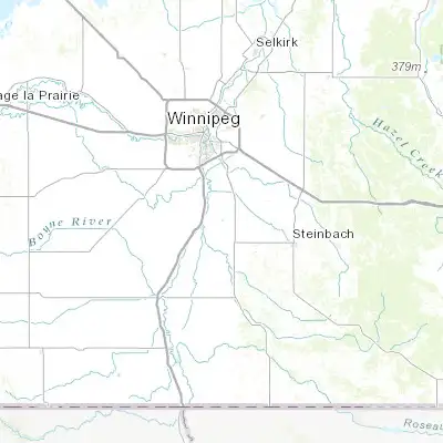 Map showing location of Niverville (49.605590, -97.042340)