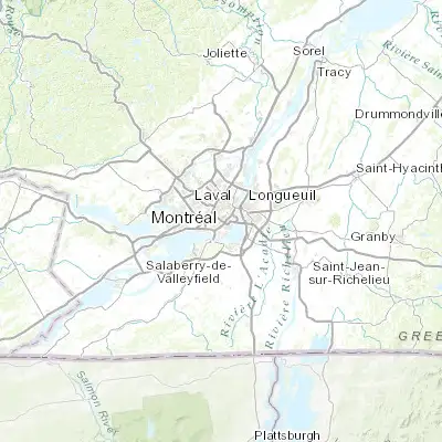 Map showing location of Notre-Dame-de-Grâce (45.476750, -73.614320)
