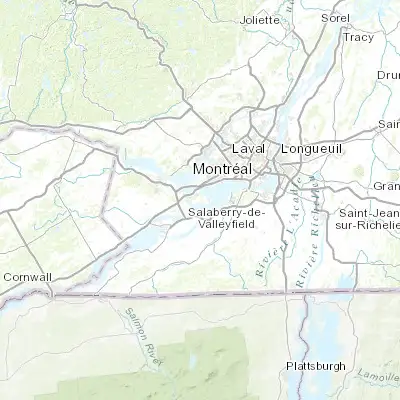 Map showing location of Notre-Dame-de-l'Île-Perrot (45.366780, -73.932500)