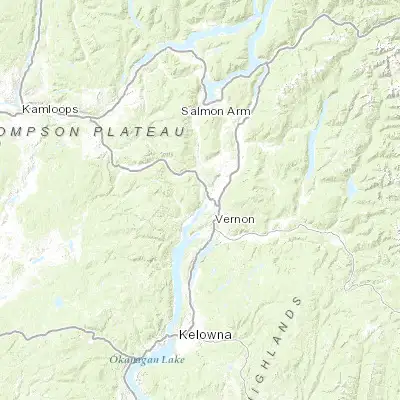 Map showing location of Okanagan (50.363860, -119.349970)