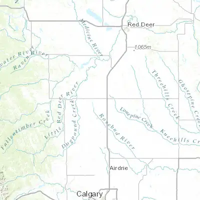 Map showing location of Olds (51.783410, -114.101990)