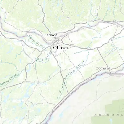 Map showing location of Osgoode (45.148870, -75.597780)