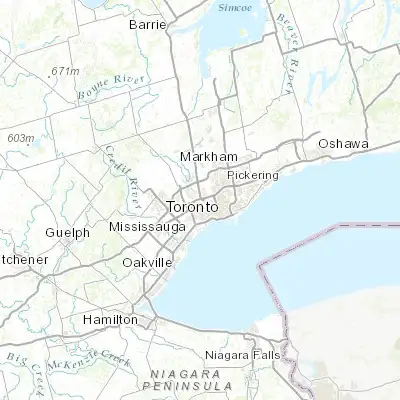 Map showing location of Pelmo Park-Humberlea (43.717520, -79.528280)