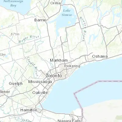 Map showing location of Richmond Hill (43.871110, -79.437250)