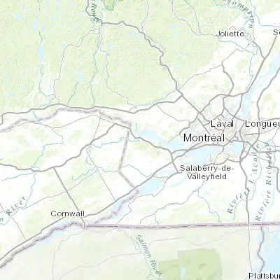 Map showing location of Rigaud (45.479270, -74.302380)
