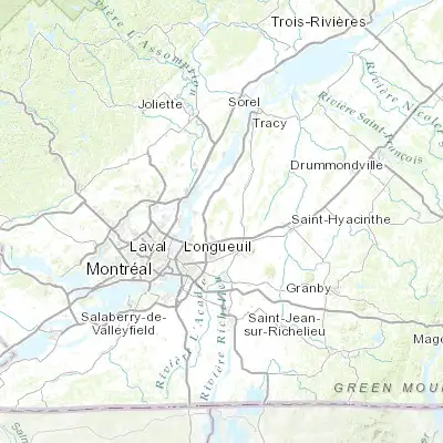 Map showing location of Saint-Amable (45.650080, -73.299160)