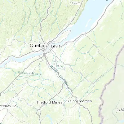Map showing location of Saint-Anselme (46.629220, -70.973400)