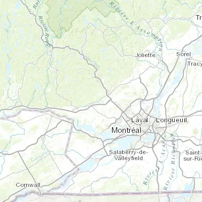 Map showing location of Saint-Canut (45.715020, -74.083760)