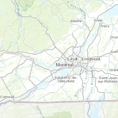Map showing location of Saint-Eustache (45.565000, -73.905540)
