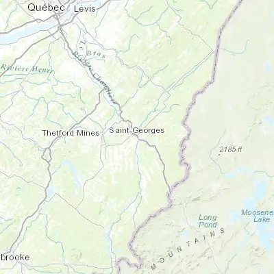 Map showing location of Saint-Georges (46.113530, -70.665260)