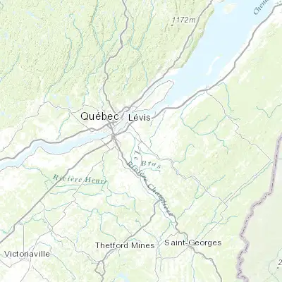 Map showing location of Saint-Henri (46.693140, -71.069270)