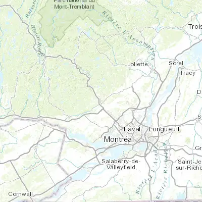 Map showing location of Saint-Jérôme (45.780360, -74.003650)