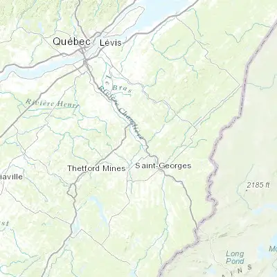 Map showing location of Saint-Joseph-de-Beauce (46.300000, -70.866670)