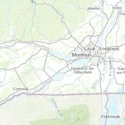 Map showing location of Saint-Lazare (45.400080, -74.132560)