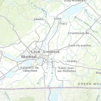 Map showing location of Sainte-Julie (45.583380, -73.332460)