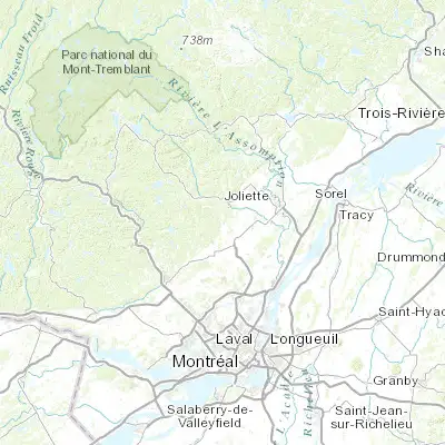 Map showing location of Sainte-Julienne (45.966770, -73.715870)