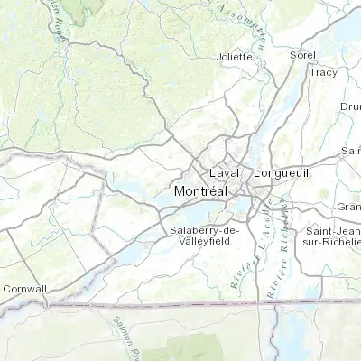 Map showing location of Sainte-Marthe-sur-le-Lac (45.533380, -73.932500)