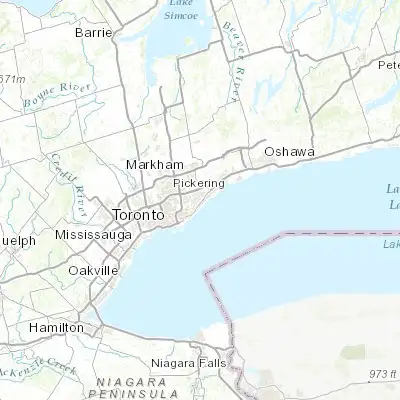 Map showing location of Scarborough Village (43.738990, -79.221240)