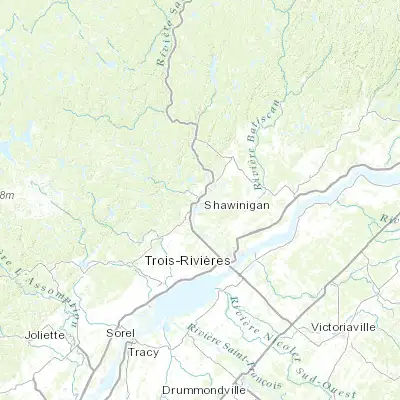 Map showing location of Shawinigan (46.566750, -72.749130)