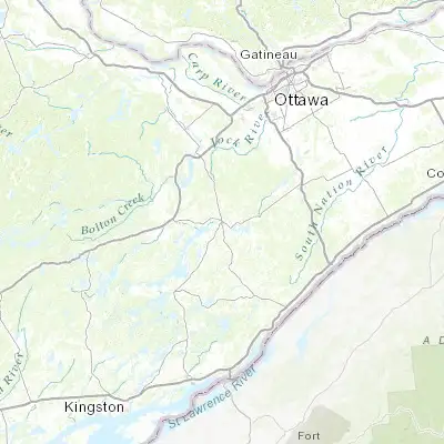 Map showing location of Smiths Falls (44.904520, -76.023330)