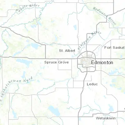 Map showing location of Spruce Grove (53.533440, -113.918740)