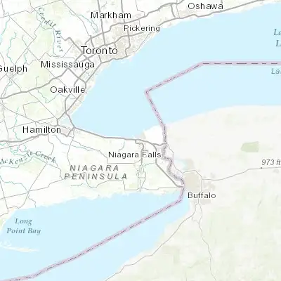 Map showing location of St. Catharines (43.171260, -79.242670)
