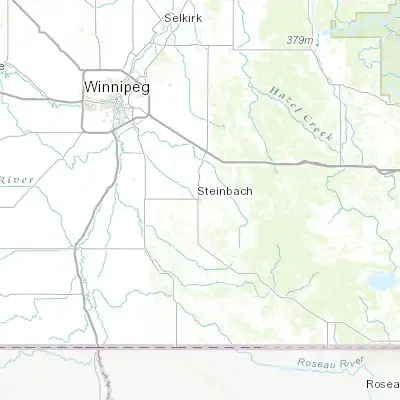 Map showing location of Steinbach (49.525790, -96.684510)