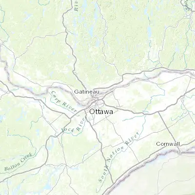 Map showing location of Vanier (45.439900, -75.664980)