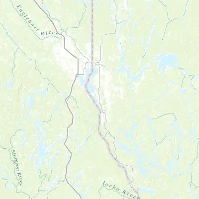 Map showing location of Ville-Marie (47.333450, -79.432970)