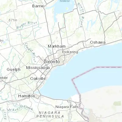 Map showing location of Yonge-St.Clair (43.687860, -79.397870)