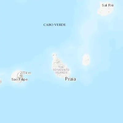 Map showing location of Calheta (15.186130, -23.592280)