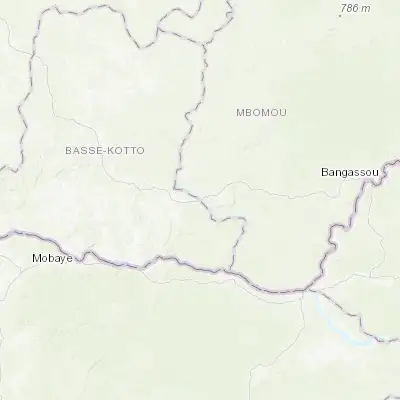 Map showing location of Kembé (4.622750, 21.886450)