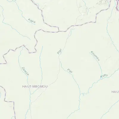 Map showing location of Ouadda (8.077710, 22.400750)