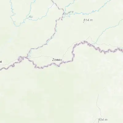 Map showing location of Zemio (5.031440, 25.136140)