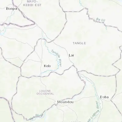 Map showing location of Béré (9.320200, 16.155200)