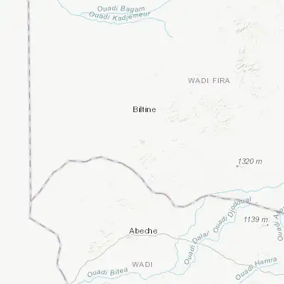 Map showing location of Biltine (14.527270, 20.926030)