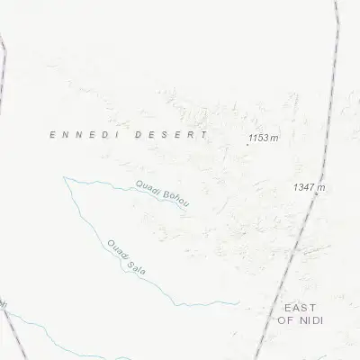 Map showing location of Fada (17.191860, 21.580810)