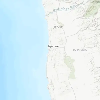 Map showing location of Alto Hospicio (-20.268710, -70.104900)