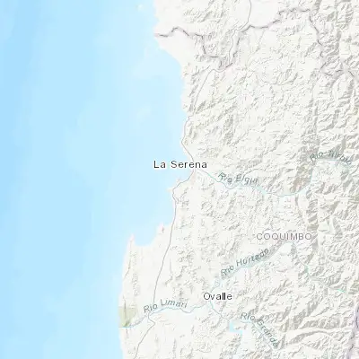 Map showing location of Coquimbo (-29.953320, -71.339470)