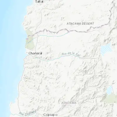 Map showing location of Diego de Almagro (-26.390220, -70.045560)