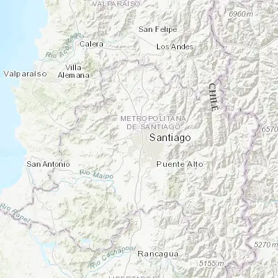 Map showing location of Lo Prado (-33.444300, -70.725520)