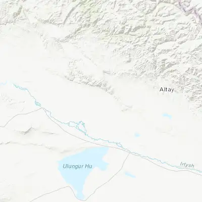 Map showing location of Alakak (47.744620, 87.498130)