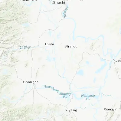 Map showing location of Anxiang (29.400000, 112.150000)