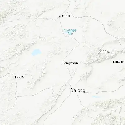 Map showing location of Beichengqu (40.439440, 113.153610)