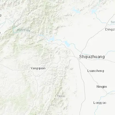 Map showing location of Beizheng (38.060470, 114.078490)