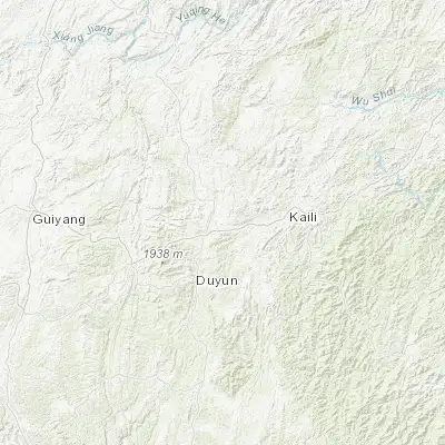 Map showing location of Bibo (26.530830, 107.631390)